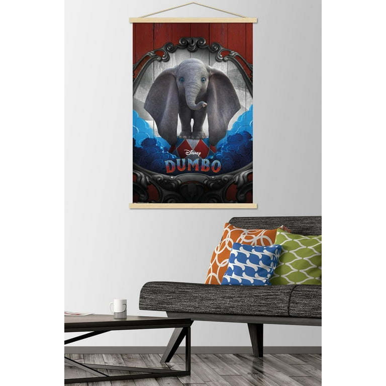 Disney Dumbo - One Sheet Wall Poster with Wooden Magnetic Frame