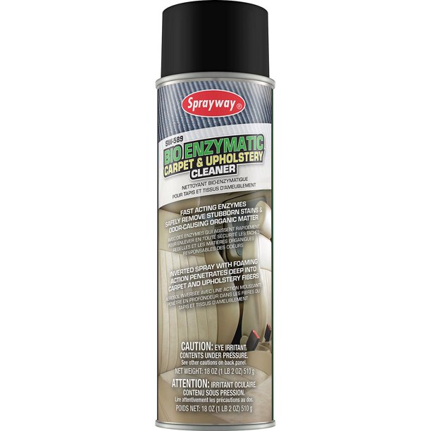 Sprayway BioEnzymatic Carpet and Upholstery Cleaner (18oz.,3 Pack
