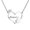 Silver, variant on Custom Name Love Heart Pendant Personalized Name Heart Necklace for Women Valentine's Day Gift Gold/Silver/Rose Gold