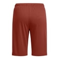 thumbnail image 3 of KIHOUT Women's Casual Knee Length Shorts Elastic Drawstring Waist Pleated Pocketed Soft Cotton Blend All Season Wear, 3 of 7