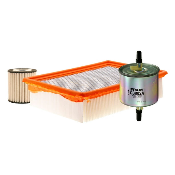 Kit De Filtro De Aire, Filtro de Aceite Sintético y Filtro de Combustible 3 PIEZAS Compatible con Mercury Mariner L4 2.3L DE 2006 A 2007