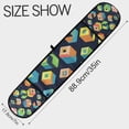 thumbnail image 3 of Yayeee Double Oven Mitt Kitchen Heat Resistant Baking 35" x7" Quilted Glove, Green Cubes, 3 of 6