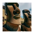thumbnail image 4 of Acheng Moai Statues Square Tablecloth Washable for Home Kitchen Outdoor Decoration 100% Polyester Fiber 46*46, 4 of 8
