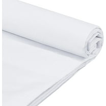 3 Yards White Cotton Fabric 43.3 inch Wide 100% Cotton Fabrics by The Yard Embroidery Quilting Muslin Fabric Linen Fabrics for Sewing Material Apparel Cloth Crafts