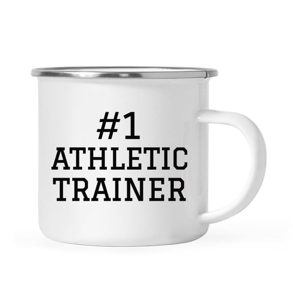 Koyal Wholesale Campfire Coffee Mug Thank You Gift, #1 Athletic Trainer, Set of 1