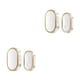 thumbnail image 2 of Wosthever Timbre inalámbrico 4 Volumen Luz indicadora ajustable Mute Door Bell Apartment Punch Free para niños Enchufe de EE. UU. uno 2piezas, 2 of 6
