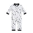thumbnail image 1 of Vestido navideño de manga larga con cuello redondo y estampado para el hogar, ropa para padres e hijos para bebé., 1 of 7