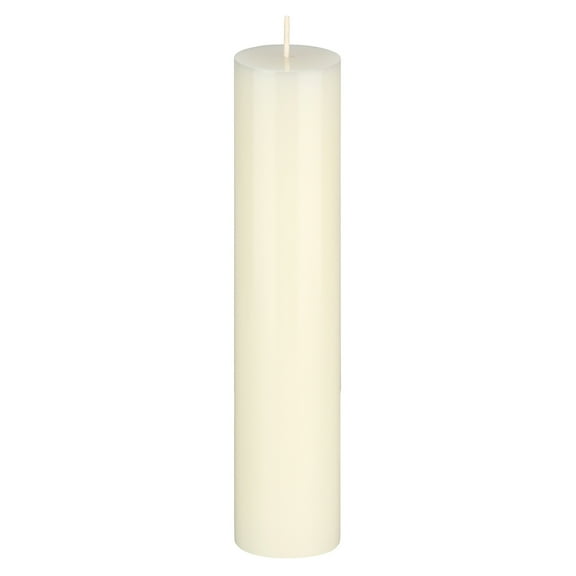 Mega Candles 1 pc Unscented Ivory Round Pillar Candle, Hand Poured Premium Wax Candles 2 Inch x 9 Inch, Home Décor, Wedding Receptions, Baby Showers, Birthdays, Celebrations, Party Favors & More