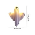 thumbnail image 4 of Uxgjfwu Glowing Ghost Hanging Decor 1 Pack, Halloween Light Up Bendable Phantom, Outdoor Indoor Party Hanging Ornament, 4 of 9