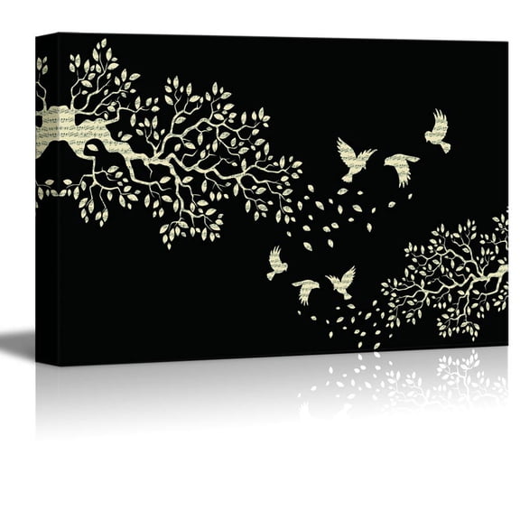 wall26 Canvas Wall Art Black and White Art Pictures Home Wall Decorations for Bedroom Living Room Paintings Canvas Prints Framed - 16x24 inches