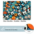 thumbnail image 2 of Football Polyester Non-Slip Office Mat & Kitchen Rug, Machine Washable Door Mats, 2 of 6
