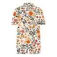 thumbnail image 6 of Two Piece Sets for Women Summer Printed Floral Two Piece Matching Vacation Sets Short Sleeve Open Front Top and Shorts Travel Outfits, 6 of 6
