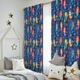 thumbnail image 5 of Blackout Kids Curtains,Mermaid Sea Princess Pattern Childrens Insulated Curtains Set Of 2,Bedroom Essentials,Toddler Room Decor 52"x84", 5 of 5