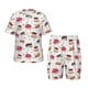 thumbnail image 1 of Balery Birthday Cake Conjunto de Pijama Infantil de Manga Corta con Estampado – Ropa de Dormir de Algodón Suave-Large, 1 of 6