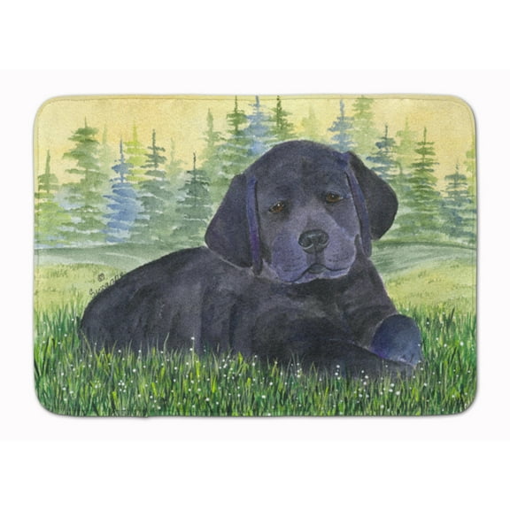Carolines Treasures SS8343RUG Labrador Machine Washable Memory Foam Mat 19 X 27" multicolor