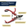 thumbnail image 5 of Kings County Tools 6” Heavy Duty Small Bypass Pruning Shears for Gardening, 5 of 6