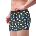 thumbnail image 5 of Salouo Duck In The Space Print Men's Boxer Briefs,Breathable Underwear Elastic Waistband Briefs for Men -Medium, 5 of 8
