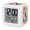 Letter A, variant on Independence Day Digital Alarm Clock for Bedrooms,Smart LED Alarm Clock with 7 Color Changing Night Light,Letter U Monogram USA Star Stripes Flag Silent Wake Up Clocks for Sleep Study 3.2"x3.2"