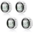 thumbnail image 1 of Mini relojes de motocicleta, impermeables, adhesivos, para montaje en motocicleta, relojes digitales para vehículos, automóviles, automóviles y más, 1,1 de diámetro (4 piezas), 1 of 5