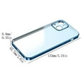 thumbnail image 2 of Para IPhone 13 Mini 5.4in Frosted Phone Case Galvanoplastia Agujero fino ultrafino, 2 of 3