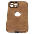 thumbnail image 1 of Étui en Cuir pour Téléphone Professionnel pour 13 Pro Design Unique Étui en Cuir de Luxe pour Téléphone Professionnel Antidérapant Anti-Rayures Résistant aux Chutes Étui de Protection Ultra Mince Brun pour 13 Pro, 1 of 8
