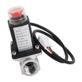 thumbnail image 1 of Gas Solenoid Valve, Self Keeping Manual Opening Ensure Safety G1/2  Sealing Gas Automatic Cut Off Valve  for Alarm System, 1 of 7