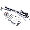 thumbnail image 3 of Mustrod 28" Hot Rod Automatic Stainless Tilt Steering Column Chrome Column Floor Shift with Adapter, 3 of 11