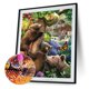 thumbnail image 2 of 5D DIY diamante pintura completo redondo taladro bosque animal pared decoración Rhinestone arte Tmvgtek decoración de arte en el hogar, 2 of 9