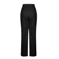 thumbnail image 6 of qolati Womens Silk Satin Pajama Pants Casual Loose Lounge Pants Lightweight Drawstring Elastic Waist Wide Leg Pjs Bottoms with Pockets, 6 of 8