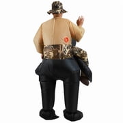 Vajra Gorilla Inflatable Costume Cartoon Puppet Stage Performance Props Funny And Funny Costumes Vajra Inflatable Costume,Height 59–74.8,Gorilla