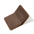 thumbnail image 1 of Cartera de cuero para hombre, cartera vintage para hombre, cartera vertical de cuero completo, cartera de piel de vaca en capas, 1 of 4