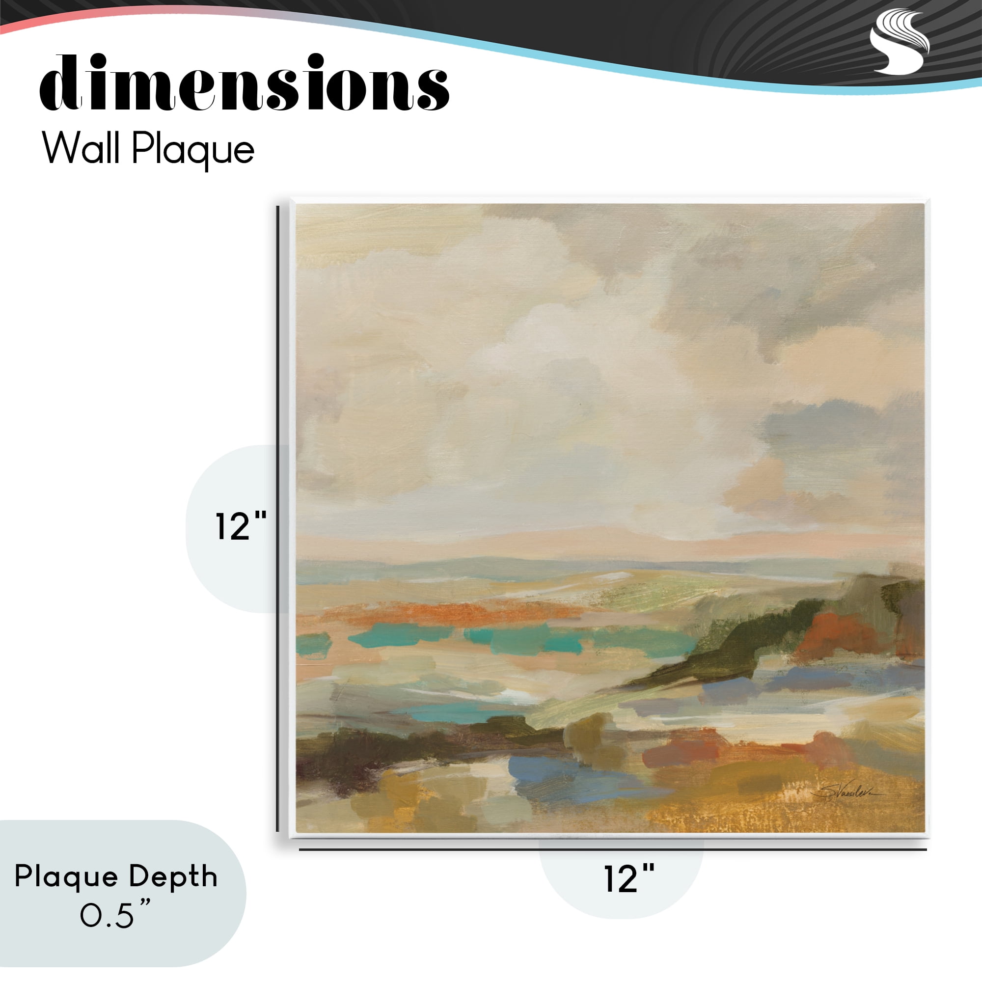 Stupell Industries Muted Harmony Palette Wall Plaque Art, design by Silvia Vassileva