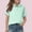 Mint Green, variant on YOUYEDIAN Polo Shirt Girls Preppy Short Sleeve School Uniform T Shirts Casual Lapel Top (White, 11-12 Years)