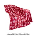 thumbnail image 3 of Yyuenw Christmas Throw Blanket, Flannel Snowflake Xmas Fleece Blanket, Winter Warm Soft Plush Blanket for Couch Sofa Bed, 3 of 6