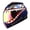 Shark Blue, variant on WOW Motorcycle Youth Kids Street Bike BMX MX Full Face Helmet KY-B15CLS Matt Black