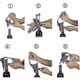 thumbnail image 2 of Wine Opener Lever Corkscrew Manua Bottle Opener With Foil Cutter Wine Stopper,brown, 2 of 3