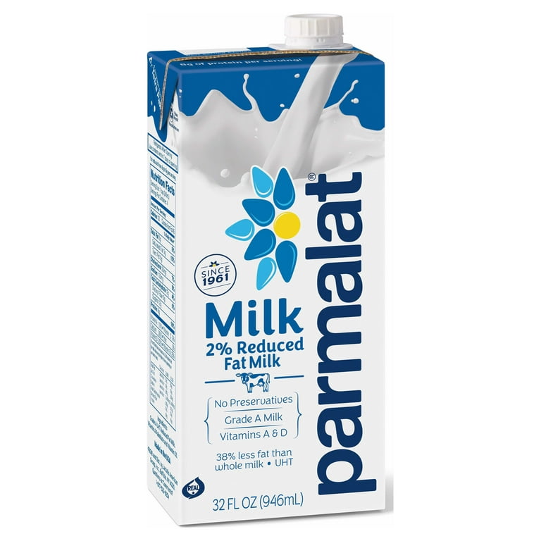 Parmalat 2% Reduced Fat Milk, 32 fl oz (Shelf-Stable) - Walmart.com