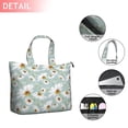thumbnail image 2 of Light Blue Daisy Flower Pattern Travel Tote Bags for Women Carry On,Large Weekender Bags for Women Travel,Multi Functional Duffle Bag for Work,Shopping,Sports, 2 of 5
