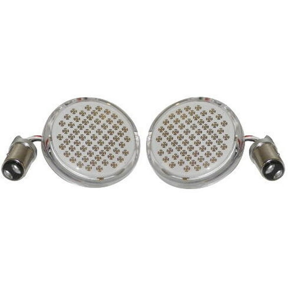 Letric Lighting Co. Deluxe Bullet Style Switchbacks LED Insert, 1157 - White/Amber