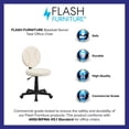 thumbnail image 3 of Scranton & Co Contemporary Office Swivel Chair in Cream, 3 of 7