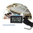 thumbnail image 2 of Aquarium Mini Embedded LED Digital Thermometers Temperature Cooling Tool E4N1, 2 of 9