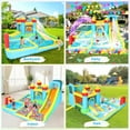 thumbnail image 6 of Veeboto 6-in-1 Water Slide with 550W Blower, Inflatable Bounce House with Climbing Wall, 2 Inflatable Slides, Basketball Hoop, Deep Pool, Bounce Zone for Kids, Indoor Backyard Party, 6 of 8