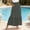 Gray, variant on FengLS Maxi Skirt for Women Fashion Casual Tiered Midi Skirts Solid Color Elastic Waist Ankle Length Skirt A-Line Flowy Skirt with Pocket