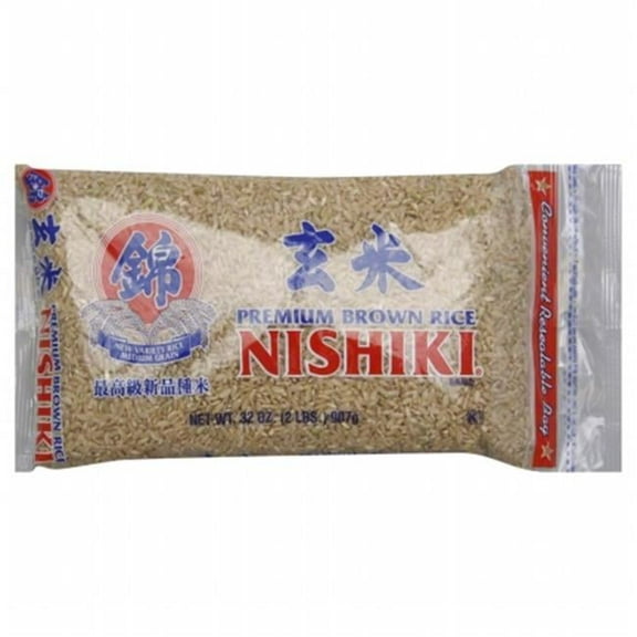 NISHIKI RICE BROWN-2 LB -Pack of 12