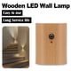 thumbnail image 2 of Lámpara de Pared de Inducción Inteligente de 0,4 W, Luz Infrarroja con LED de Madera, Sensor de 2700 K-3000 K, Bombilla Magnética para Armario., 2 of 5