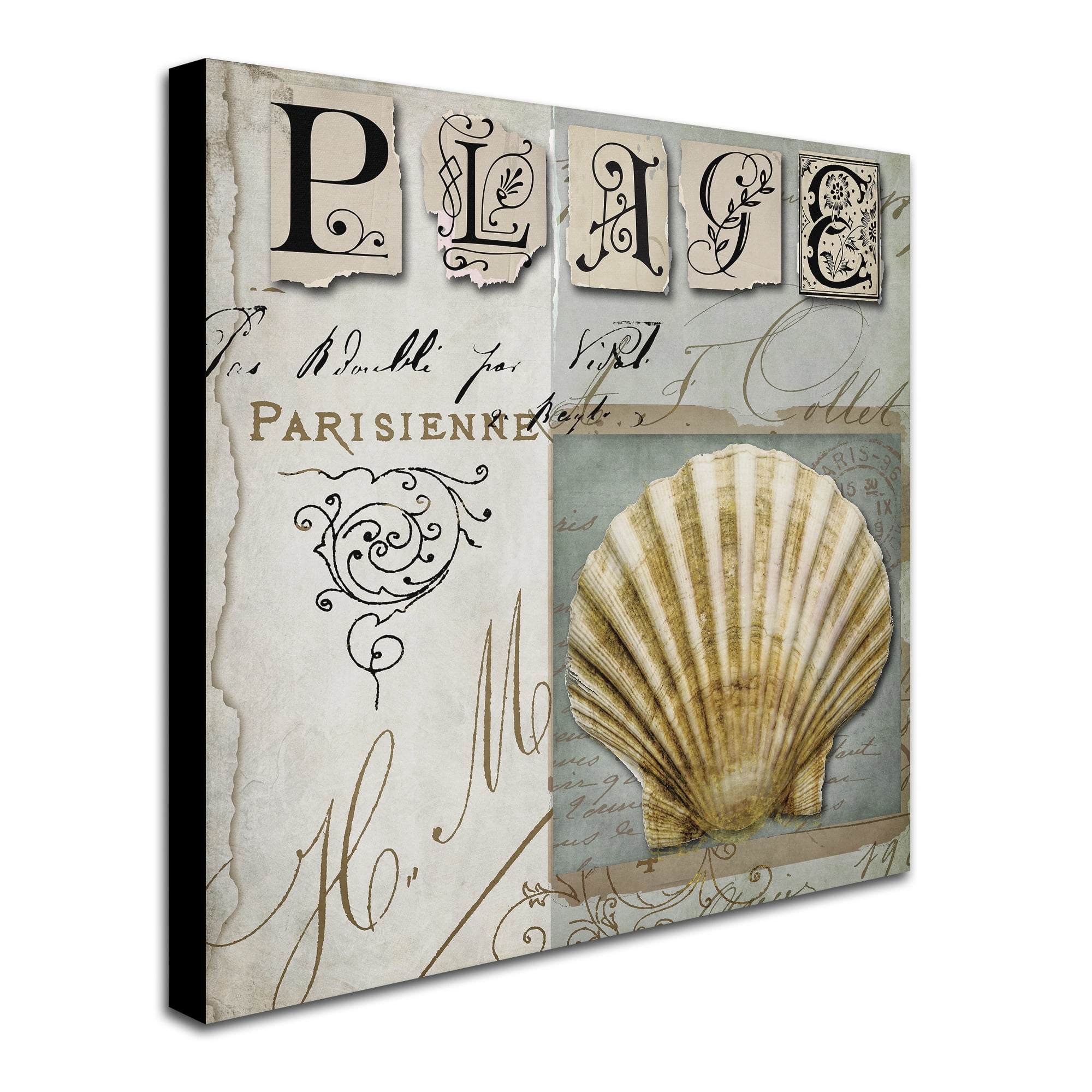 Trademark Fine Art "Beach Book I" Canvas Art by Color Bakery