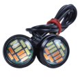 thumbnail image 4 of 12 Pcs 12V 23mm Dual Color Switchback 4014 12 LED DRL Eagle Eye Daytime Light, 4 of 8