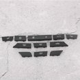 thumbnail image 5 of Decoración del coche, 11 piezas de accesorios para el interior del coche, botón de aire acondicionado de CA para X5 X6 14-18, 5 of 5