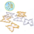 thumbnail image 4 of 20pcs Butterfly Open Back Bezel Pendant Charm Resin Molds Hollow Frame Pendants for DIY Pressed Flower Crafts Jewelry Making Accessories, 4 of 7