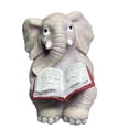thumbnail image 1 of Resin Elephant Garden Ornament - Handmade, Weather-Resistant, for Outdoor Courtyards, Patio & Home Decor, 1 of 8